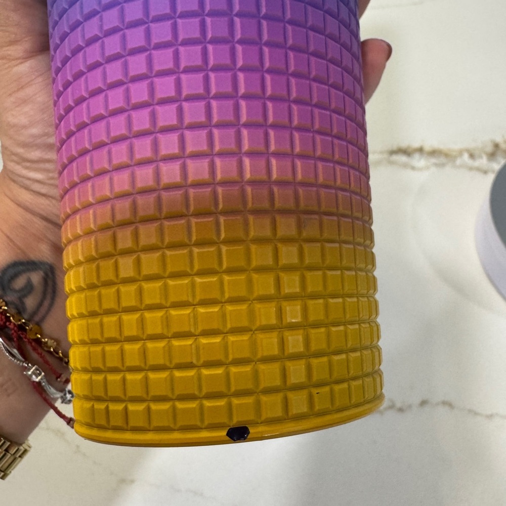 Starbucks Rainbow Gradient Studded Tumbler 24oz | Gently Used - Picture 2 of 3